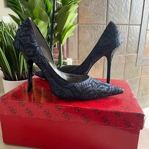 Guess Blue Lace Pumps